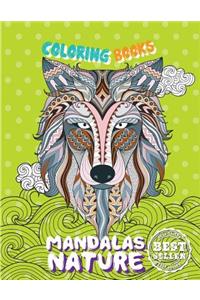 Coloring Books Mandalas Nature