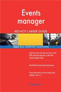 Events manager RED-HOT Career Guide; 2565 REAL Interview Questions