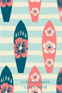 Surf Notebook Graph Paper