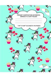 Primary Composition Notebook Grades K-2 (5/8