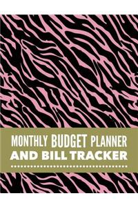 Monthly Budget Planner and Bill Tracker