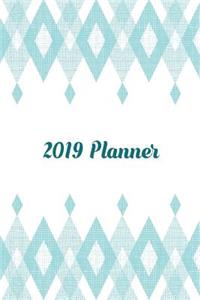 2019 Planner: 6x9 Daily and Weekly Agenda Planner and Organizer V40