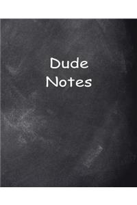 Dude Notes Composition Books For Men Chalkboard Style