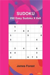 250 Easy Sudoku X 8x8