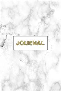 Gold Marble Journal