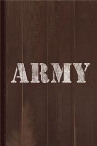 Army Vintage Journal Notebook