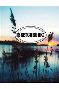 Sketchbook : Pond: 120 Pages of 8.5 x 11 Blank Paper for Drawing, Doodling or Sketching (Sketchbooks)