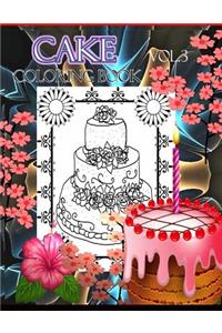 Cake Coloring Book