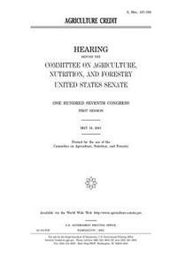 Agriculture credit