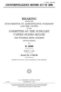 Counterintelligence Reform Act of 2000