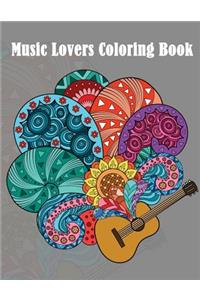 Music Lovers Coloring Book