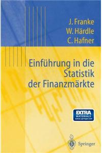 Einfa1/4hrung in Die Statistik Der Finanzmarkte