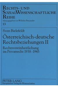 Oesterreichisch-Deutsche Rechtsbeziehungen II