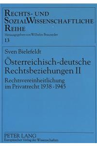 Oesterreichisch-deutsche Rechtsbeziehungen II