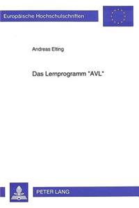 Das Lernprogramm «AVL»