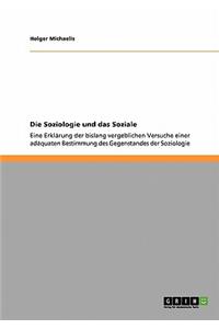 Die Soziologie und das Soziale