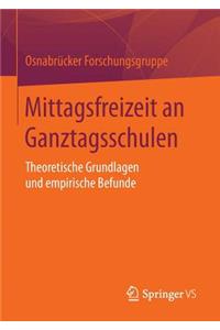 Mittagsfreizeit an Ganztagsschulen