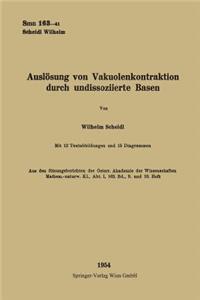 Auslösung von Vakuolenkontraktion Durch Undissoziierte Basen