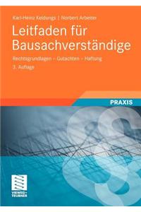 Leitfaden Für Bausachverständige