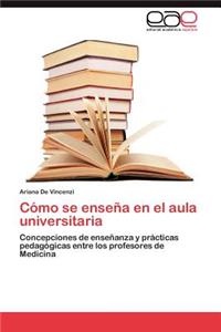 Cómo se enseña en el aula universitaria