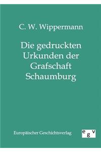 Die Gedruckten Urkunden Der Grafschaft Schaumburg