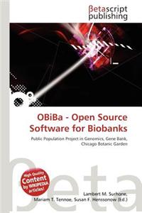 Obiba - Open Source Software for Biobanks