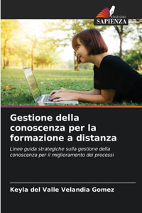 Gestione della conoscenza per la formazione a distanza