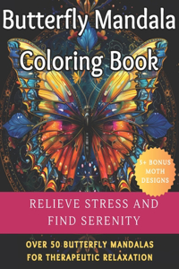Butterfly Mandala Coloring Book