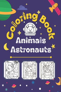Animals Astronauts Coloring Book