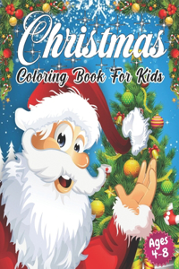 Christmas Coloring Book for Kids Ages 4-8