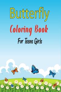 Butterfly Coloring Book For Teens girls