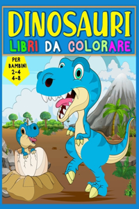 dinosauri libri da colorare per bambini 2-4, 4-8 Anni