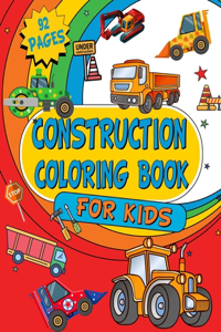 Construction Coloring Book For Kids