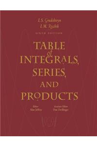 Table of Integrals, Series, and Products