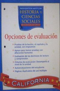 Houghton Mifflin Social Studies Spanish: Assess Opt Blm/Tae L4