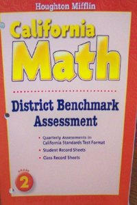 Houghton Mifflin Mathmatics California: District Benchmark Assessments Level 2