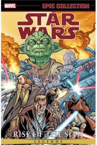 Star Wars Epic Collection: Rise Of The Sith Volume 1