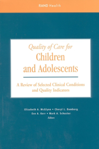 Quality of Care for Children and Adolescents