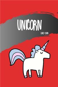 Unicorn Lined Book