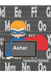 Asher Handwriting Notebook