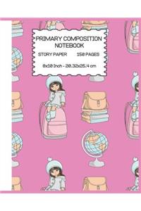 Primary Composition Notebook For Kids