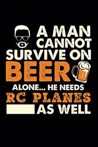 A Man Cannot Survive On Beer Alone He Needs RC Planes As Well