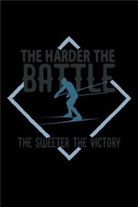 The harder the battle, the sweeter the victory