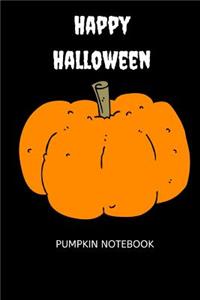 Happy Halloween Pumpkin Notebook