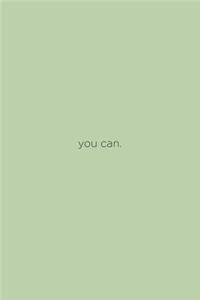 You can.