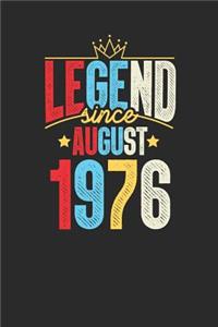 Legend Since August 1976