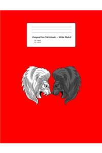 Composition Notebook - Wirde Ruled