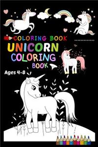 Coloring Book Unicorn Coloring Book Ages 4-8
