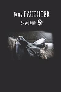To My Daughter As You Turn Nine