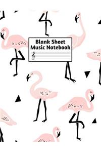 Blank Sheet Music Notebook